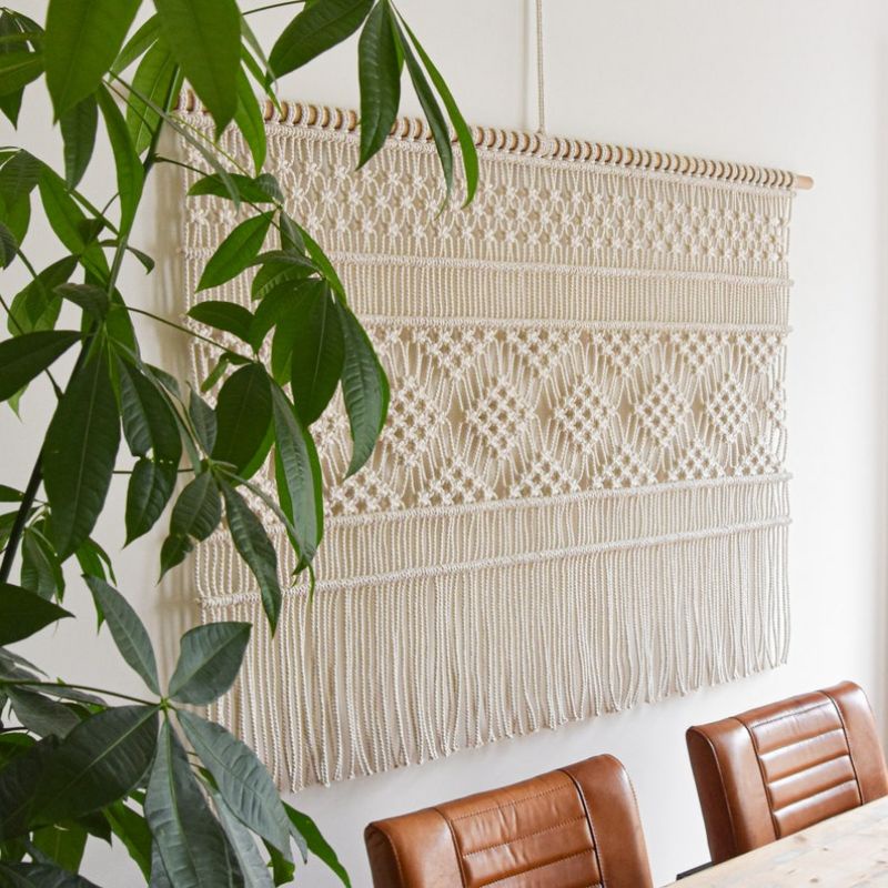 Jual Big Modern Macrame Wallhanging Makrame Hiasan Dinding Ruang Tamu ...