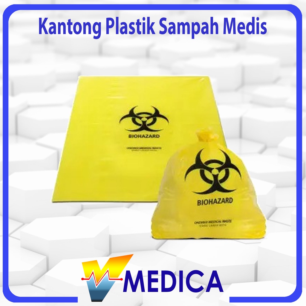 Jual Kantong Plastik Sampah Medis Kuning Biohazard / Kantok Plastik ...