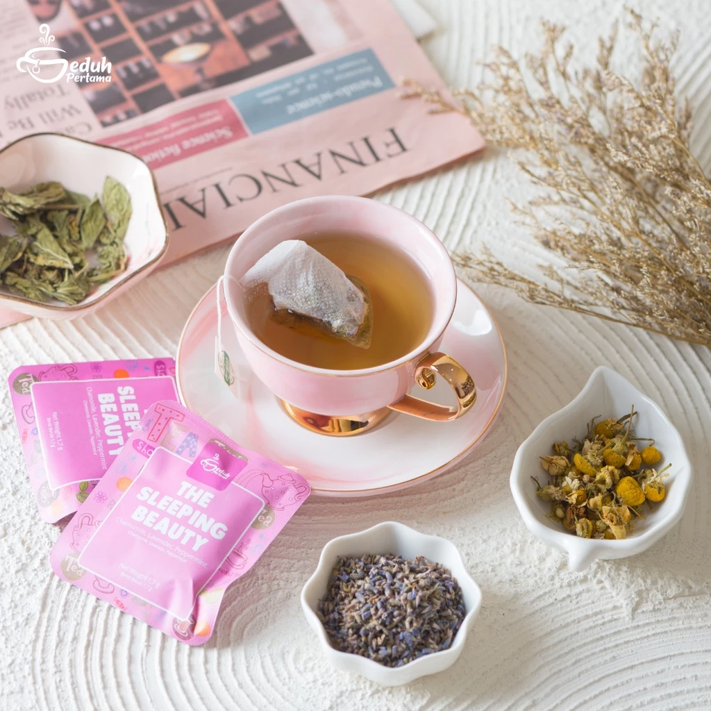 Teh Insomnia Artisan Tea Premium Chamomile, Lavender, Mint