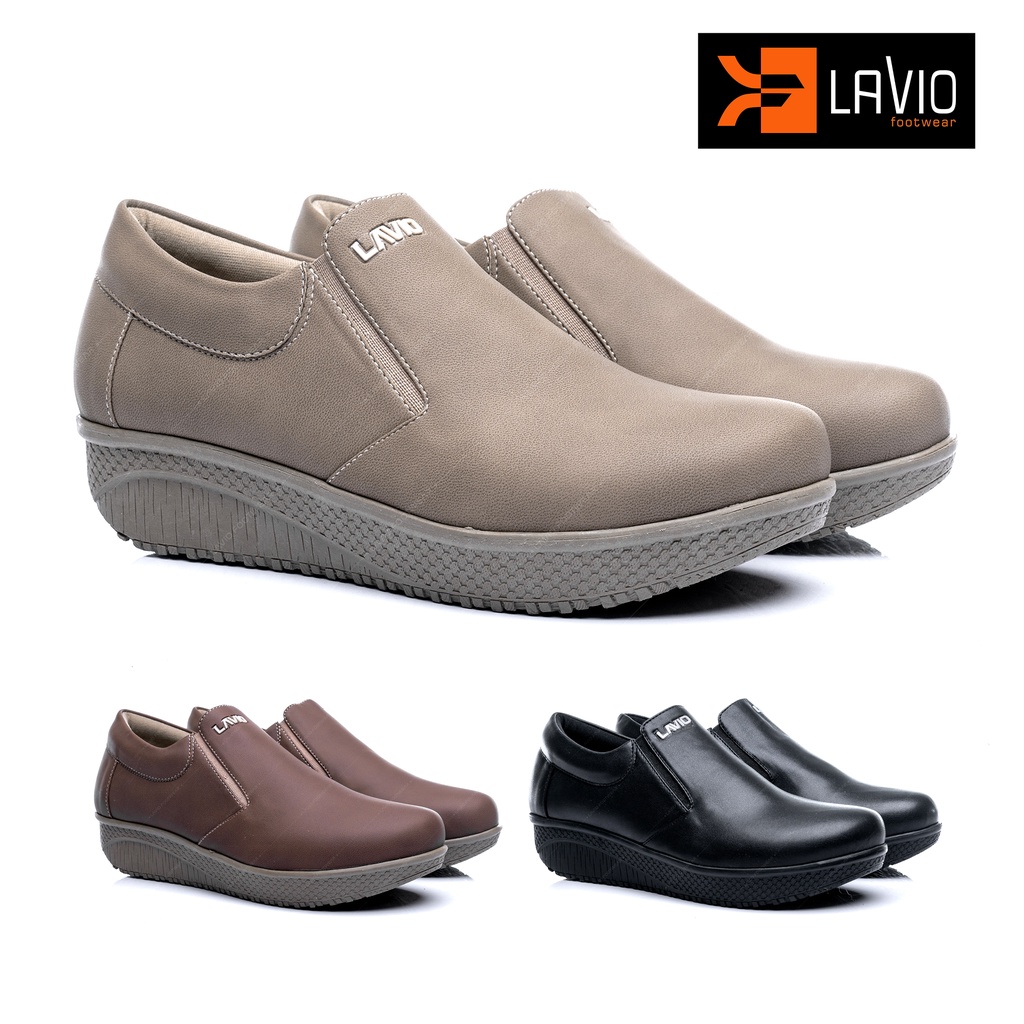 Jual Lavio Sepatu Sneakers Wanita Flat Sintetis Yuri Slop Orchid ...