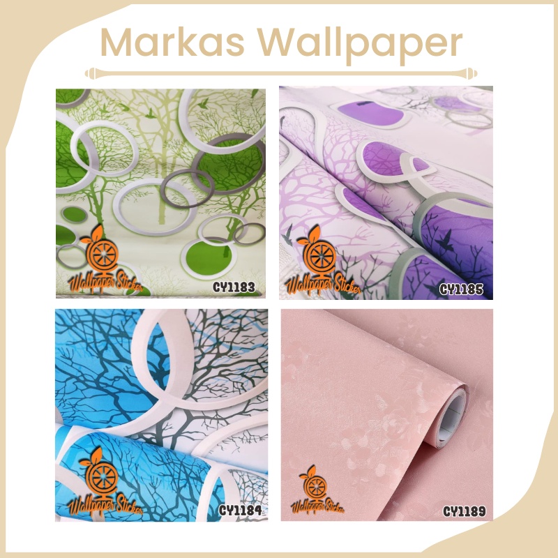 Jual Wallpaper Stiker Dinding Shabby Wallpaper Stiker Dinding 3D