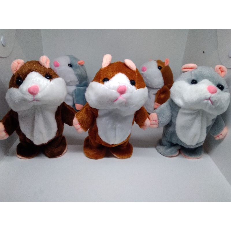 Jual Boneka hamster bisa bicara / talking walking hamster mainan anak