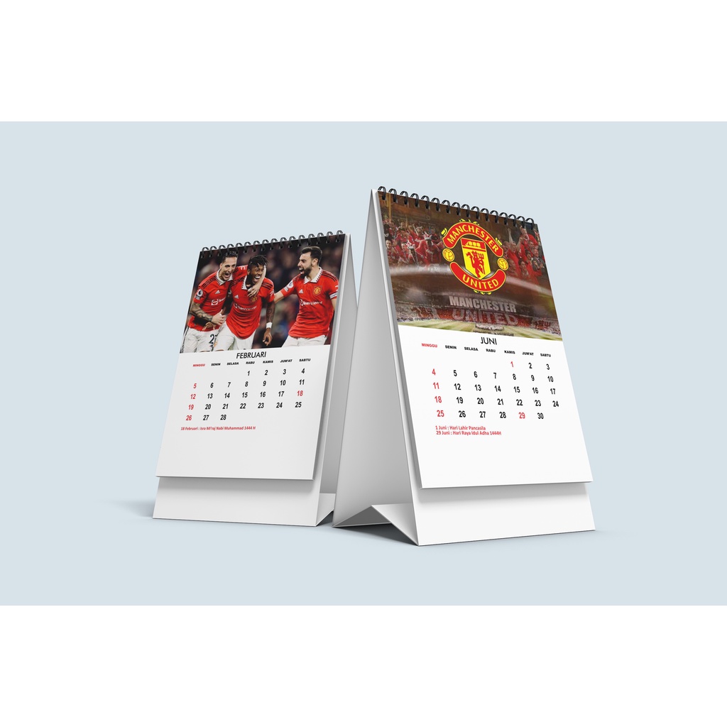 Jual [2025] Kalender Meja Desain Klub Bola Shopee Indonesia