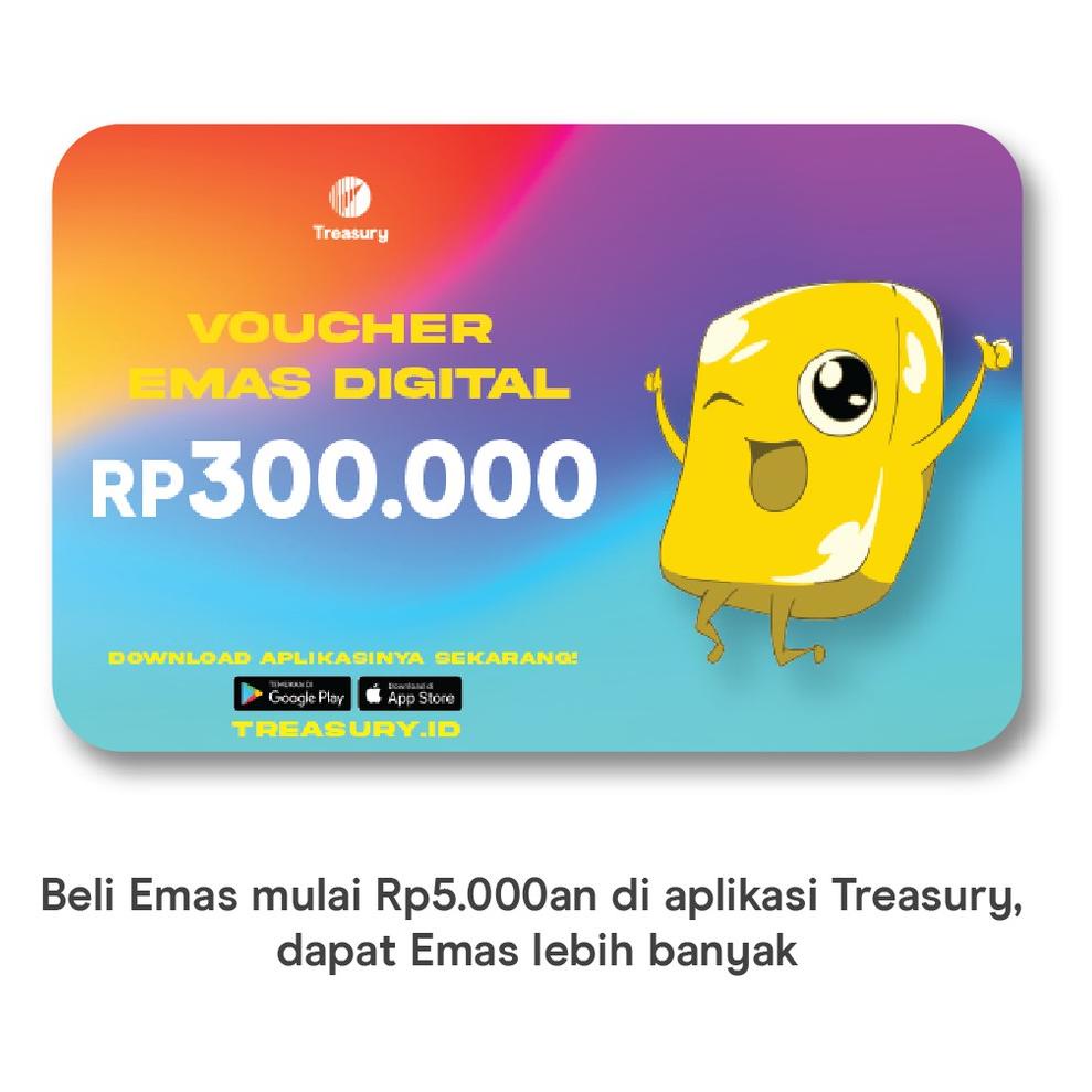 Jual Voucher Emas Fisik Treasury Rp300.000 (KODE 474) | Shopee Indonesia