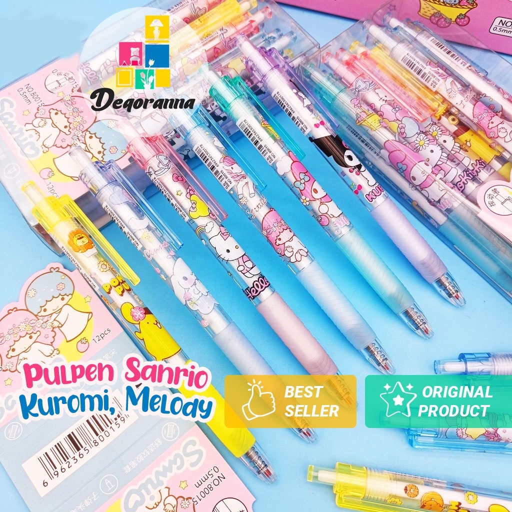 Jual Pulpen Sanrio Mekanik Pena Unik Pulpen Karakter Hello Kitty ...