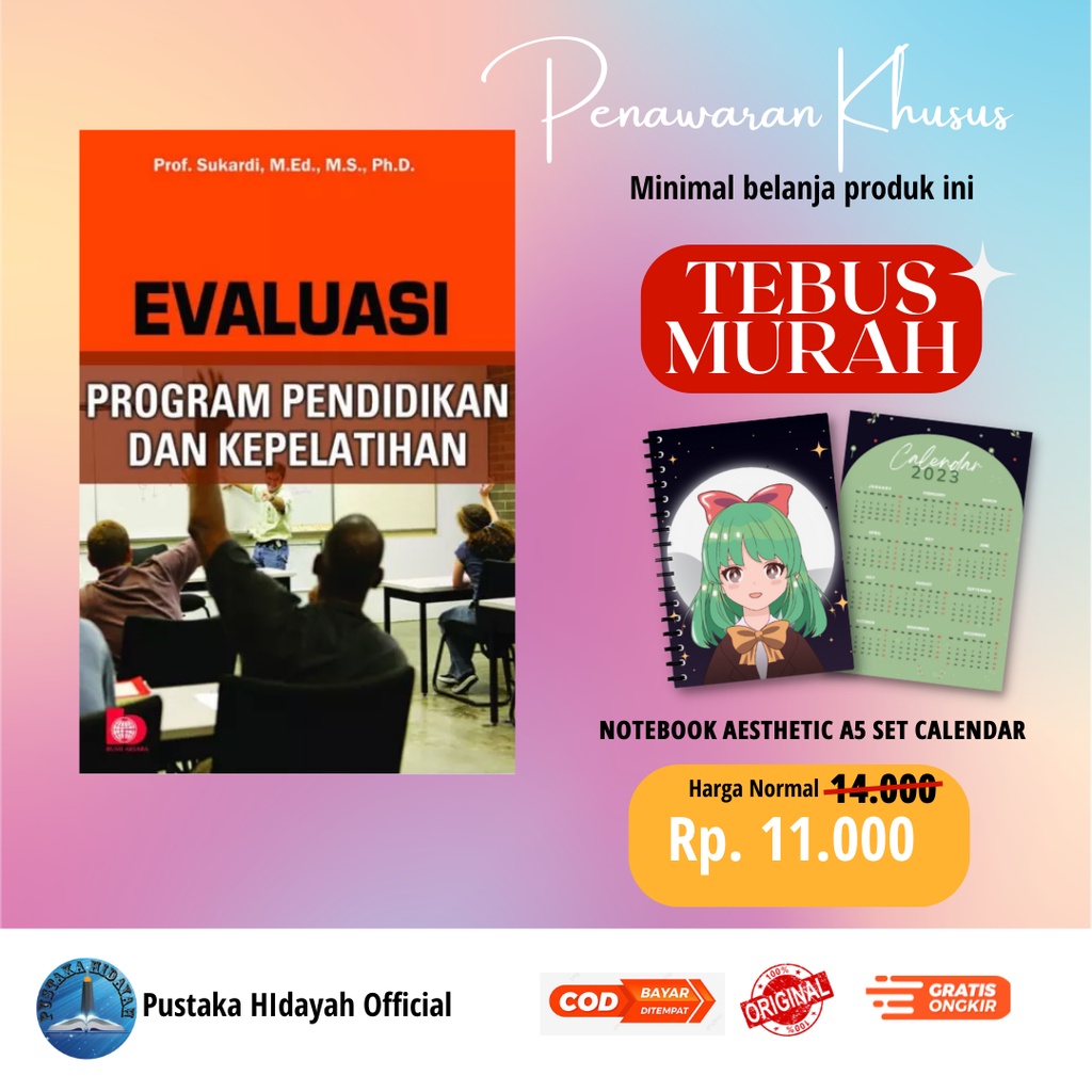 Jual Buku Evaluasi Program Pendidikan & Kepelatihan: Ditinjau Dari ...