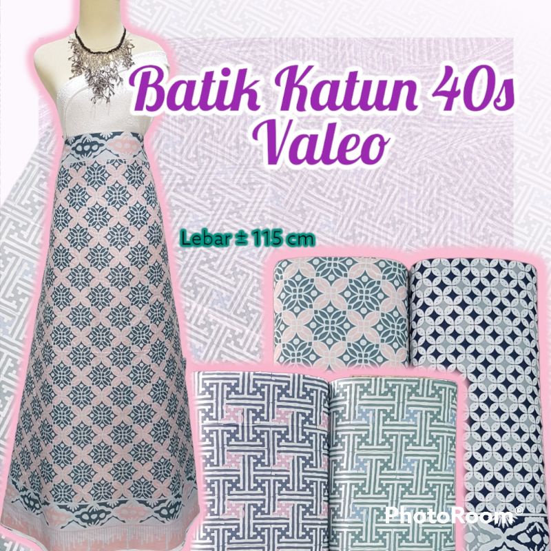 Jual Bahan Kain Batik Katun 40s Valeo Batik Cotton Halus Lembut Murah ...