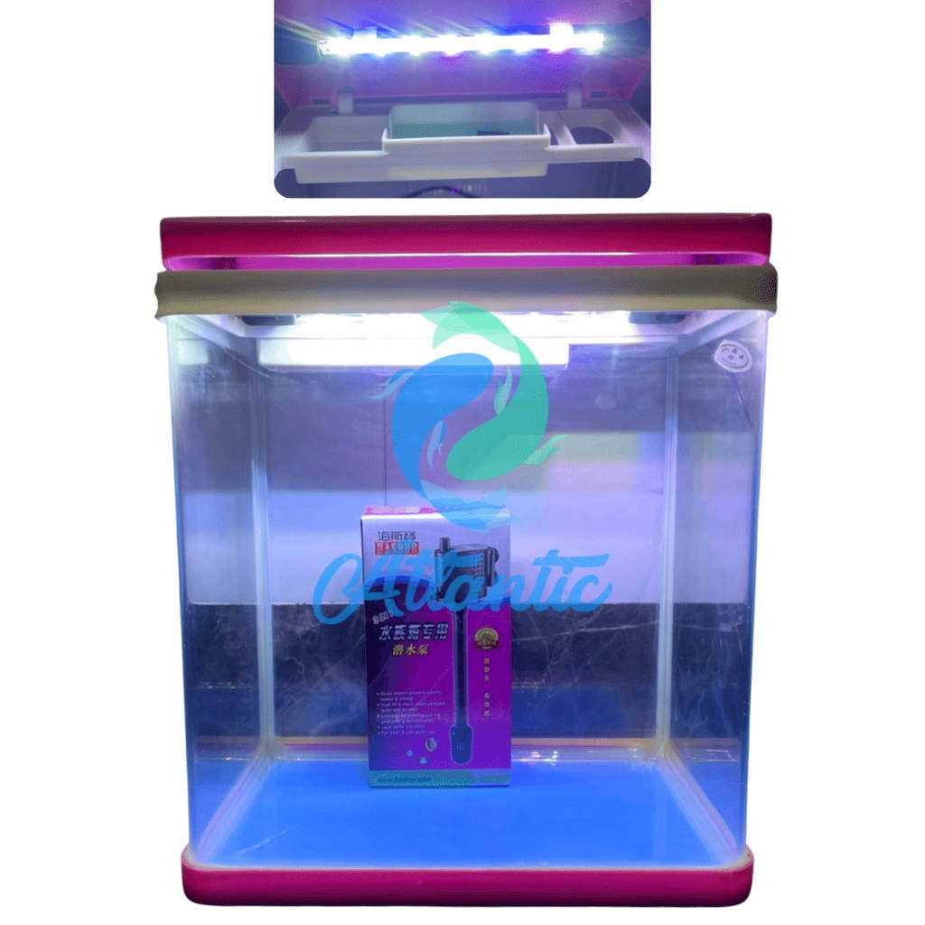 Jual Set Aquarium Hasbur SP 310 + Pompa Power Head + Top Filter Atas ...