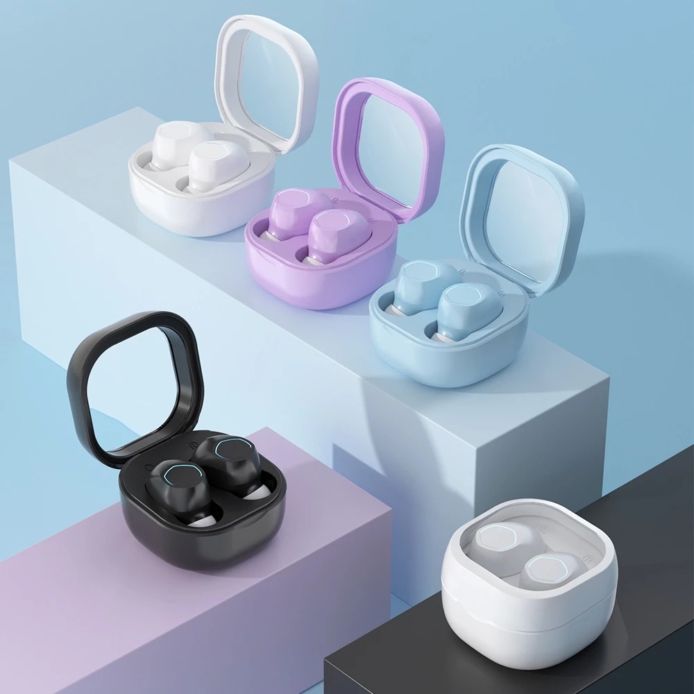 Headset Bluetooth Android Earphone True Wireless Mini Earbuds HiFi Stereo HD Microphone Earbuds