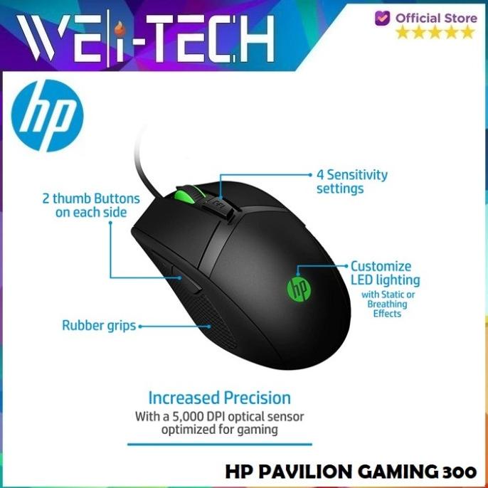 Jual Hp Pavilion Gaming Mouse 300 | Shopee Indonesia