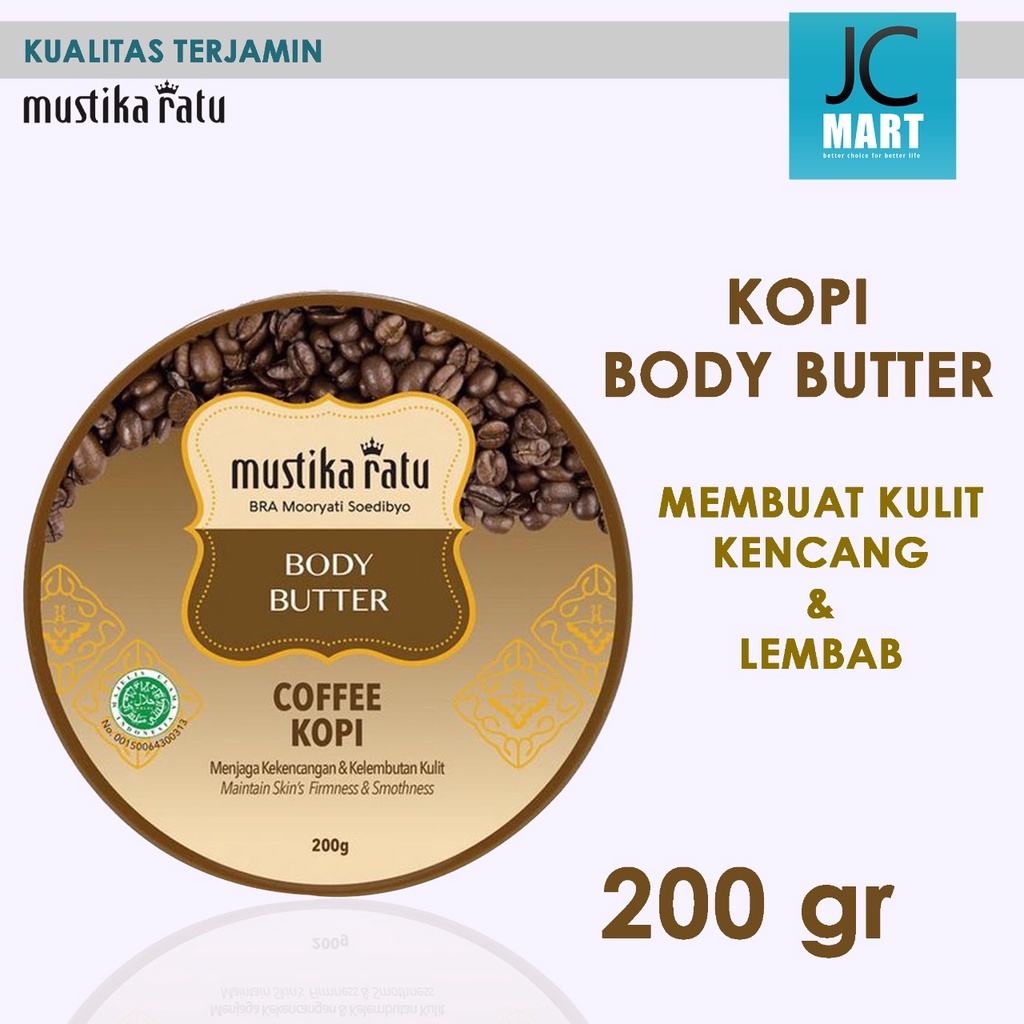 Jual KOPI BODY BUTTER MUSTIKA RATU 200gr Shopee Indonesia
