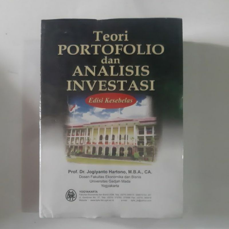 Jual Teori Portofolio Dan Analisis Investasi Edisi 11 | Shopee Indonesia