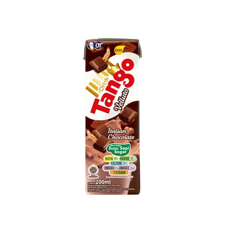 Jual Tango Susu UHT Italian Chocolate dreamy strawberry banana pudding ...