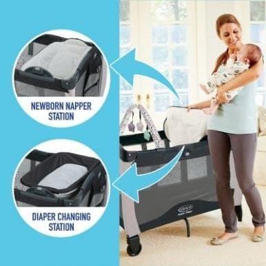 Jual Baby Box Graco Pack n Play Reversible Napper Changer LX Playard ...