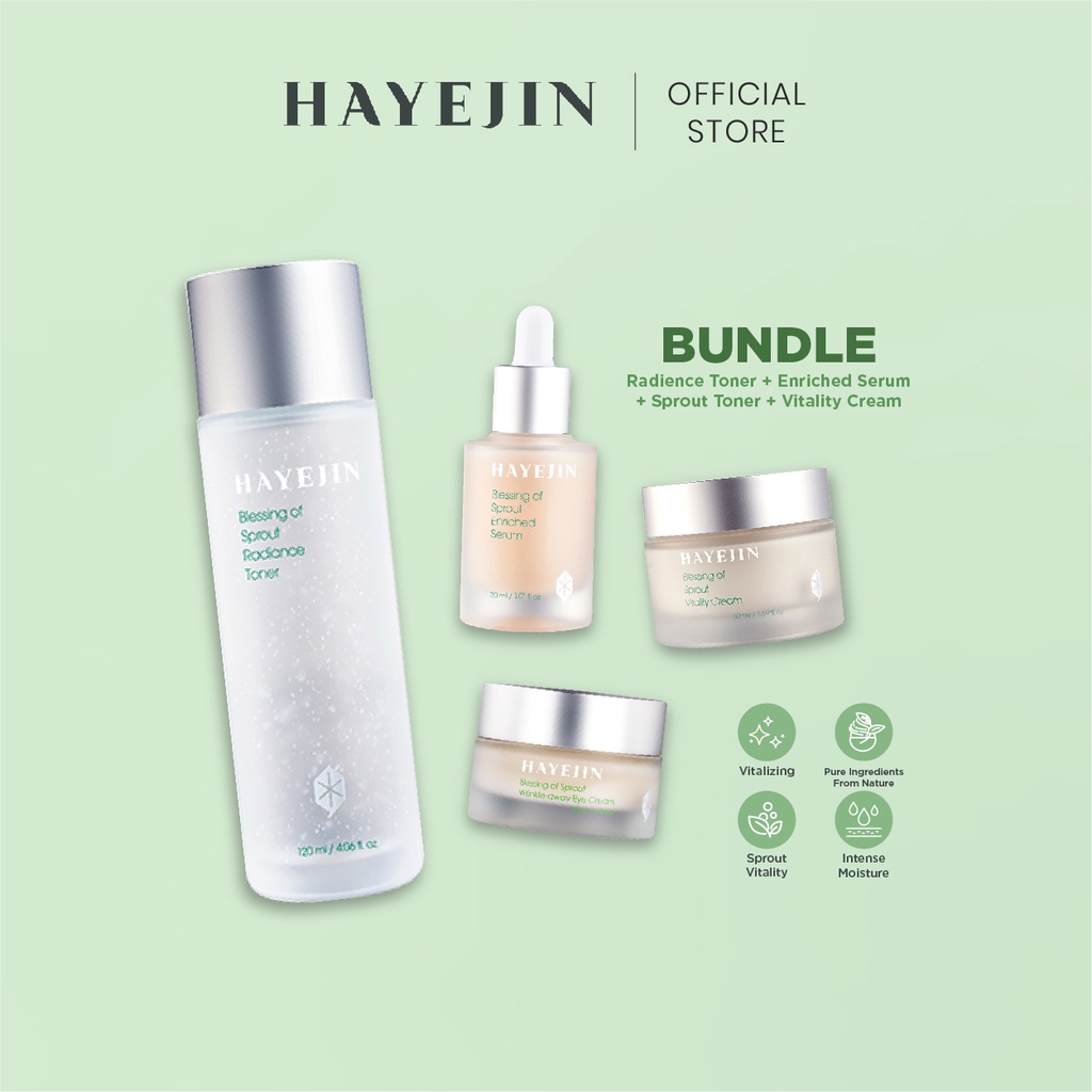 Jual HAYEJIN Blessing of Sprout Series 4 (Toner + Serum + Cream + Eye