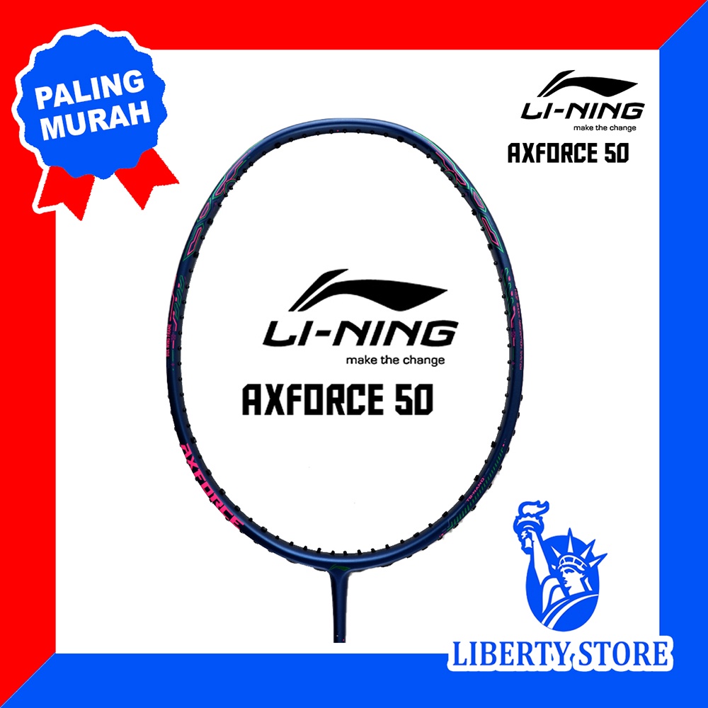 Jual Raket Badminton ORIGINAL LINING AXFORCE 50 + TAS | Shopee Indonesia