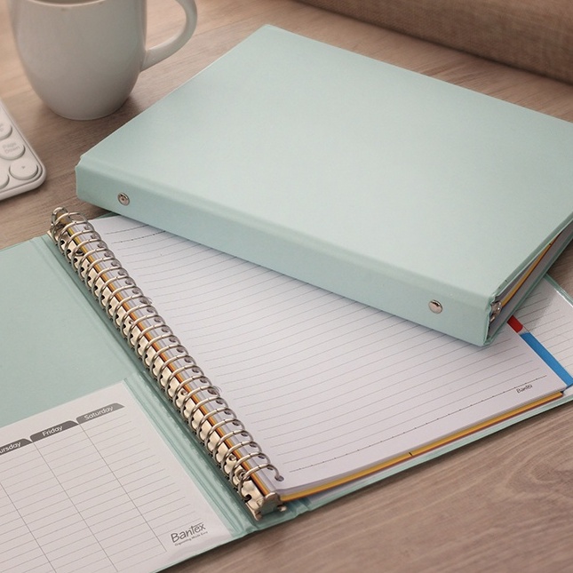 Jual Bantex Binder Note Polos A5 20 Ring Warna Pastel | Shopee Indonesia