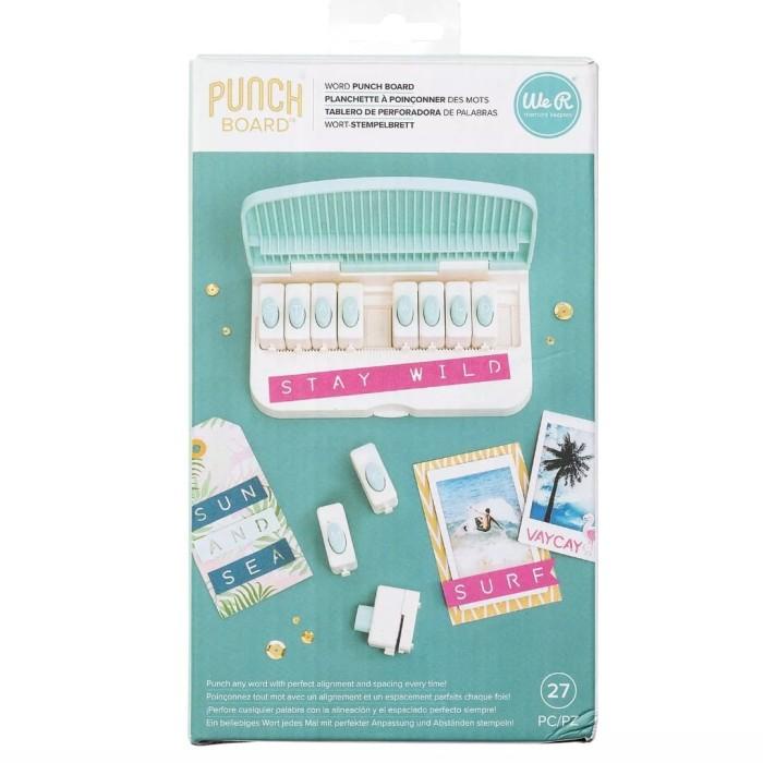 Jual AMERICAN CRAFTS WE R MEMORY KEEPERS WORD PUNCH BOARD - paper punch ...