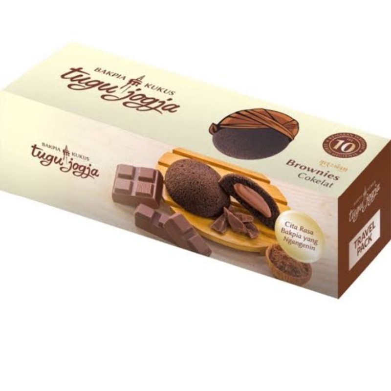 Jual bakpia kukus brownies coklat tugu jogja isi 10 , oleh" jogja