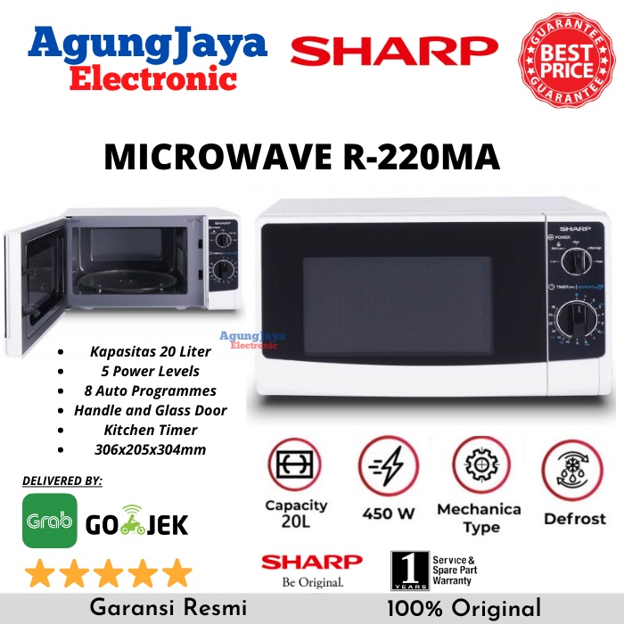 Jual Microwave Sharp R21Do S In Low Watt-Microwave Sharp R21Do Low