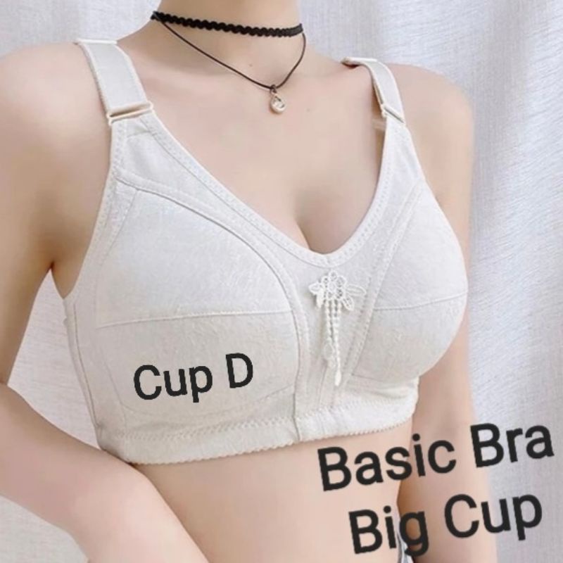 Jual JdF Shop Basic Daily Bra Big Cup Big Size Comfortable Sport Bra