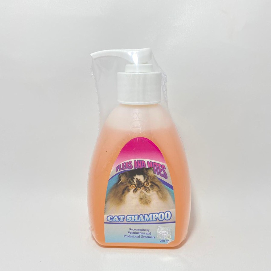 Jual cats shampoo fleas and mites 250ml Shopee Indonesia