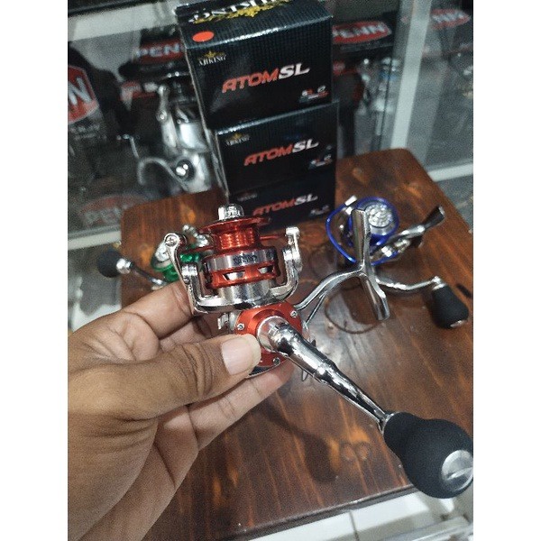 Jual reel Ajiking Atom SL | Shopee Indonesia