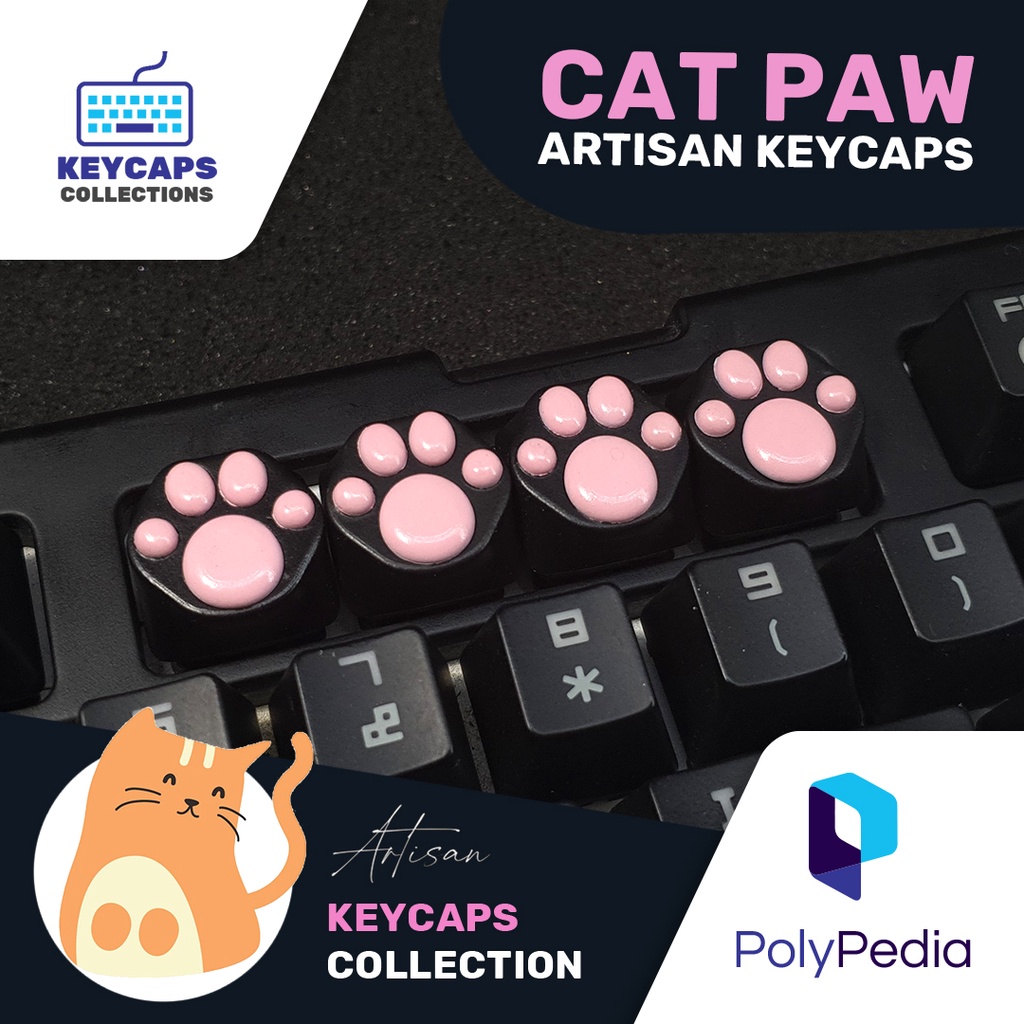 Jual Cat Paw Artisan Keycap / Keycaps | Shopee Indonesia