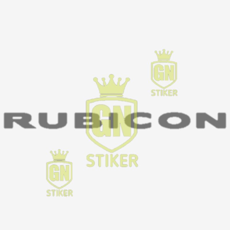 Jual STIKER CUTTING RUBICON 100%PRODUK BARU | Shopee Indonesia