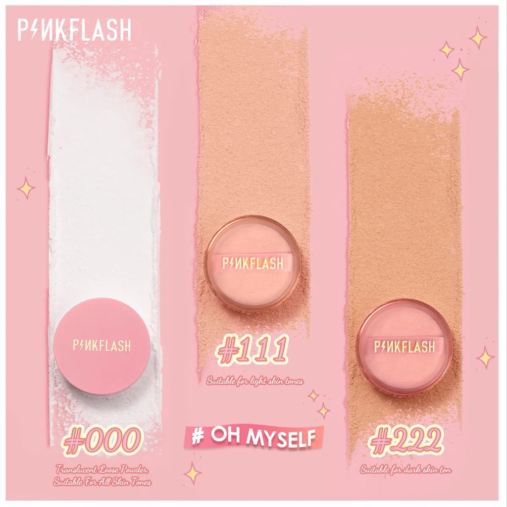 Jual Pinkflash Lasting Matte Loose Powder (6 gr) | Shopee Indonesia