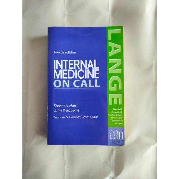 Jual Buku INTERNAL MEDICINE ON CALL (ORIGINAL) | Shopee Indonesia