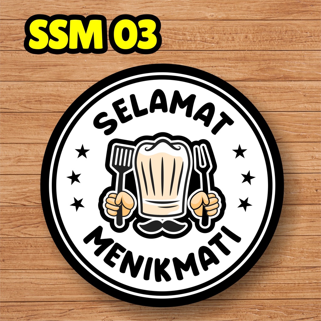 Jual Stiker Label Makanan Selamat Menikmati | Shopee Indonesia