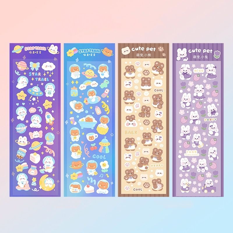 Jual STICKER LUCU IMUT BEAR BUNNY RABBIT BERUANG KELINCI | Shopee Indonesia