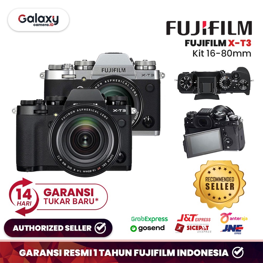 Jual Fujifilm X-T3 Kit 16-80mm | Shopee Indonesia