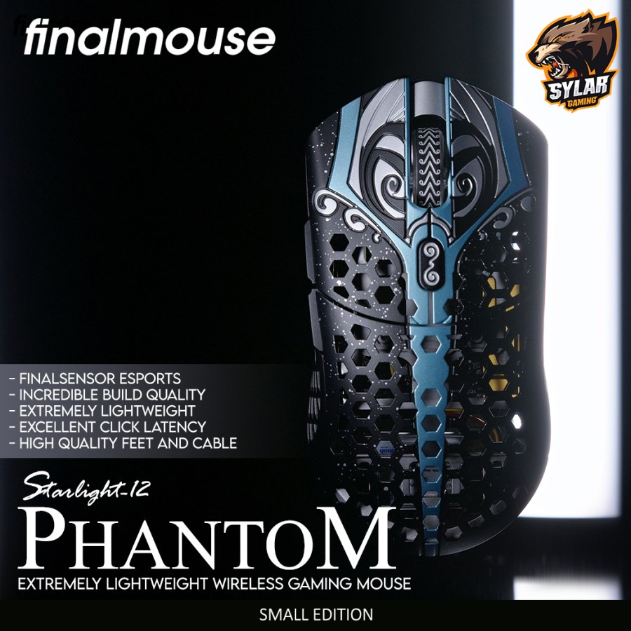 Jual Finalmouse Starlight 12 Phantom Lightweight Wireless Gaming Mouse ...