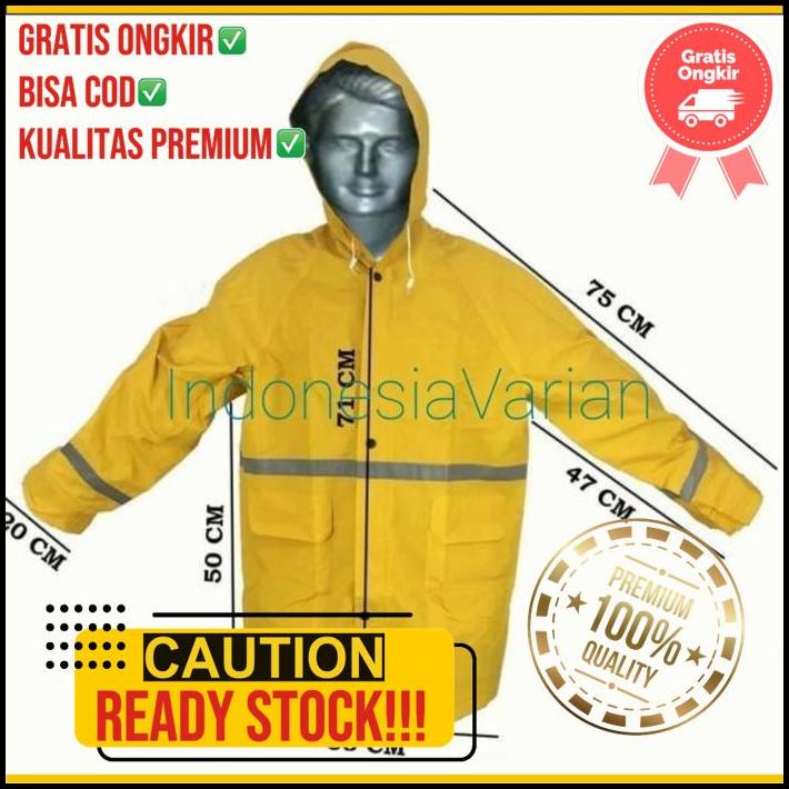Jual Jas Hujan Proyek Aether Kuning List Scotlight Raincoat Proyek Suit ...