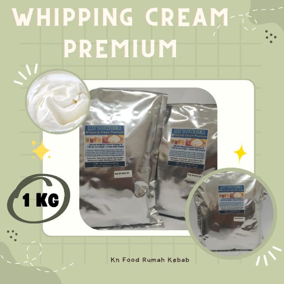 Jual Whipping Cream PREMIUM / Whipped Cream -1000 gram Bubuk Whipping