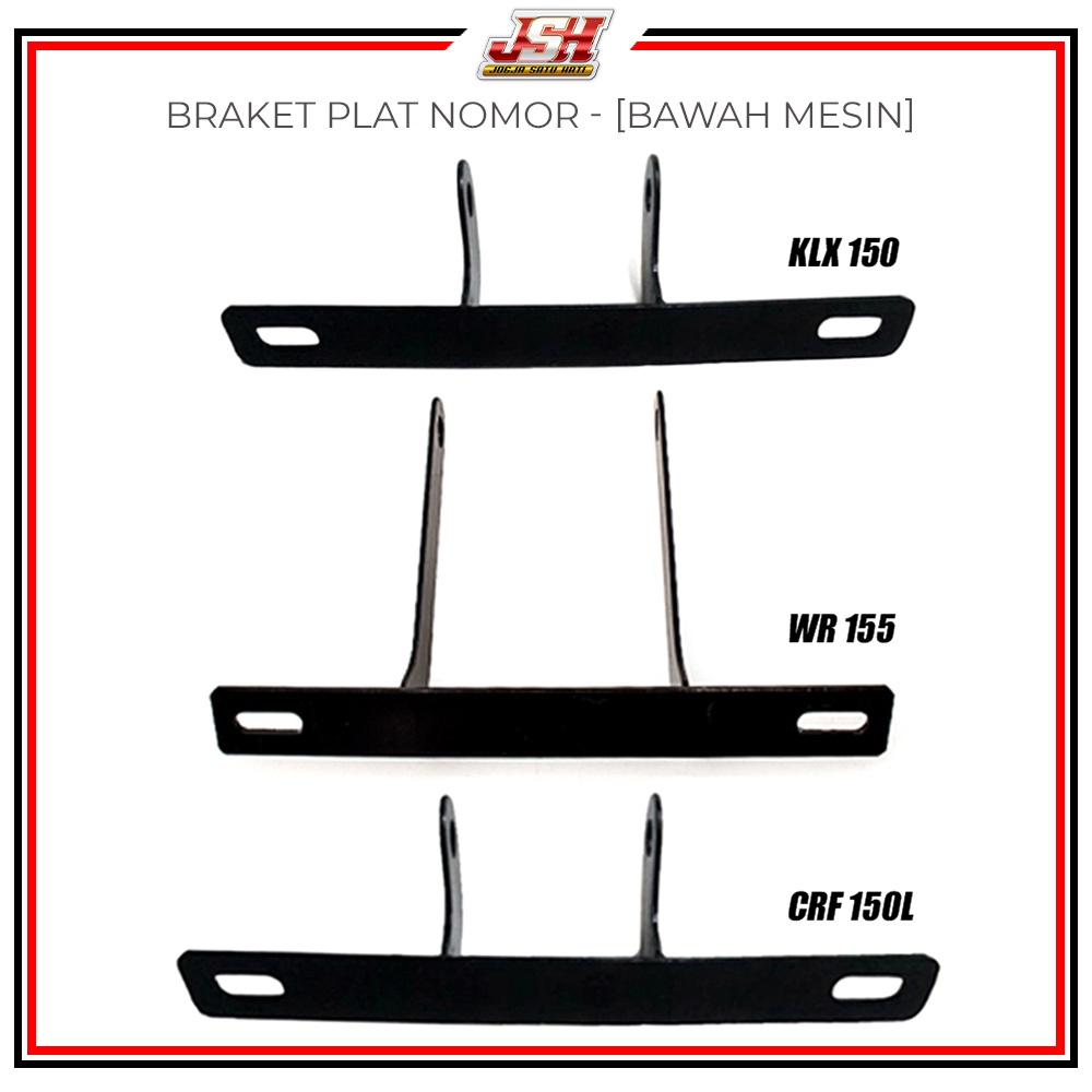 Jual Dudukan Plat Nomor Braket Plat Nomer Depan Belakang Bawah Mesin