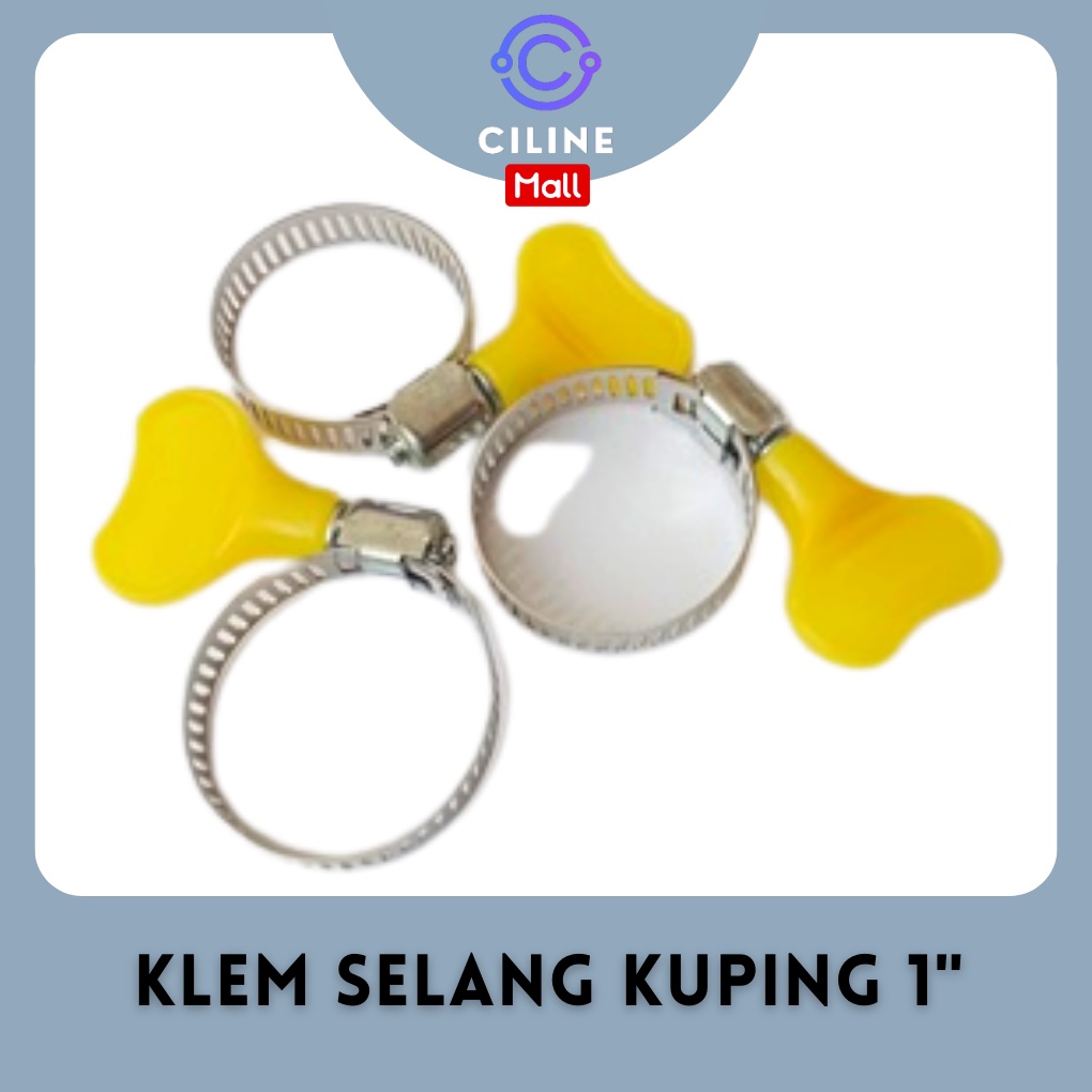 Jual Klem Selang Gas Kuping Inchi Taiwan Hose Clamp Cincing Selang