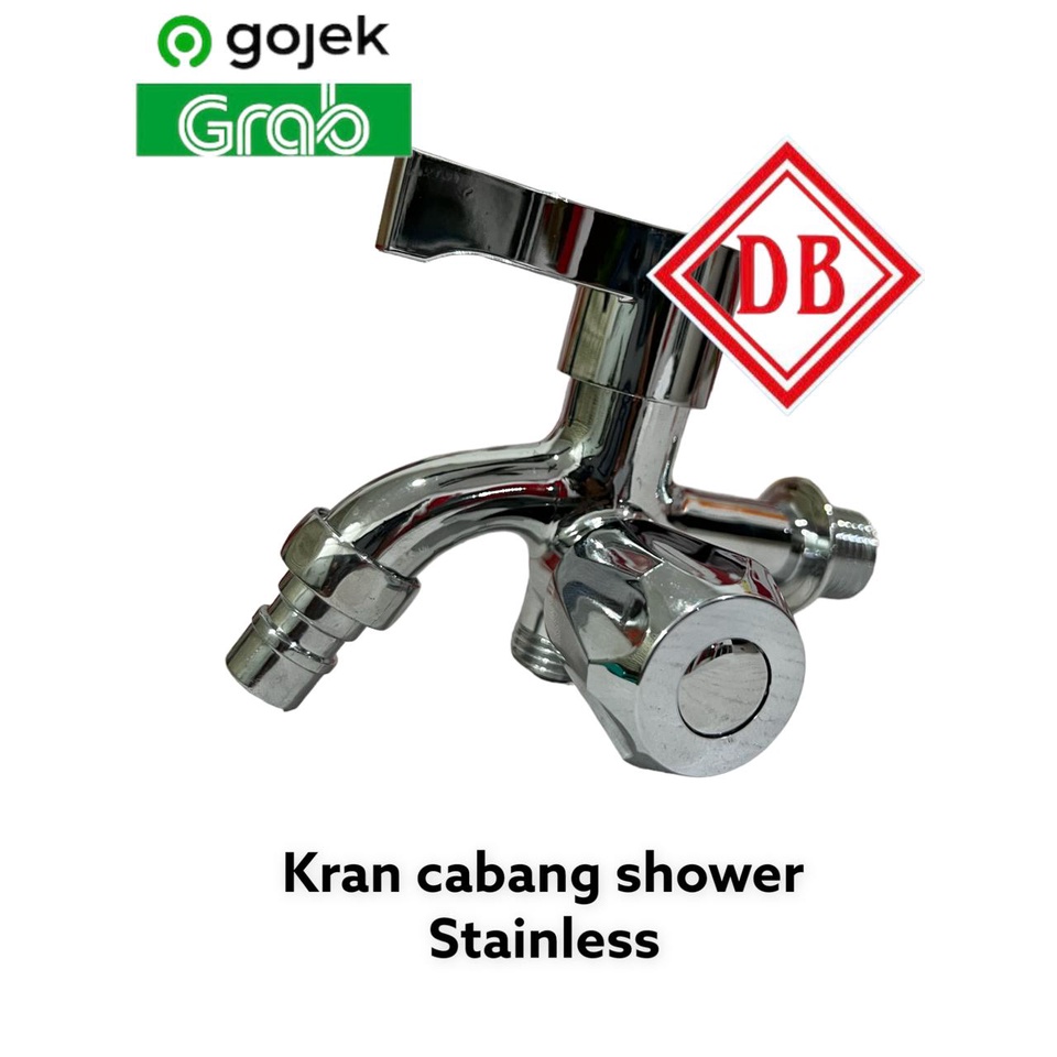 Jual Db Kedeng Kran Cabang Shower Stainless Soligen Kran Air Stop Kran Shower Kran Sower