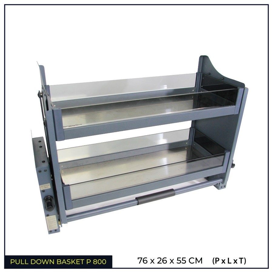 Jual Pull Down Rack Basket / Rak Tarik Stainless P800 | Shopee Indonesia