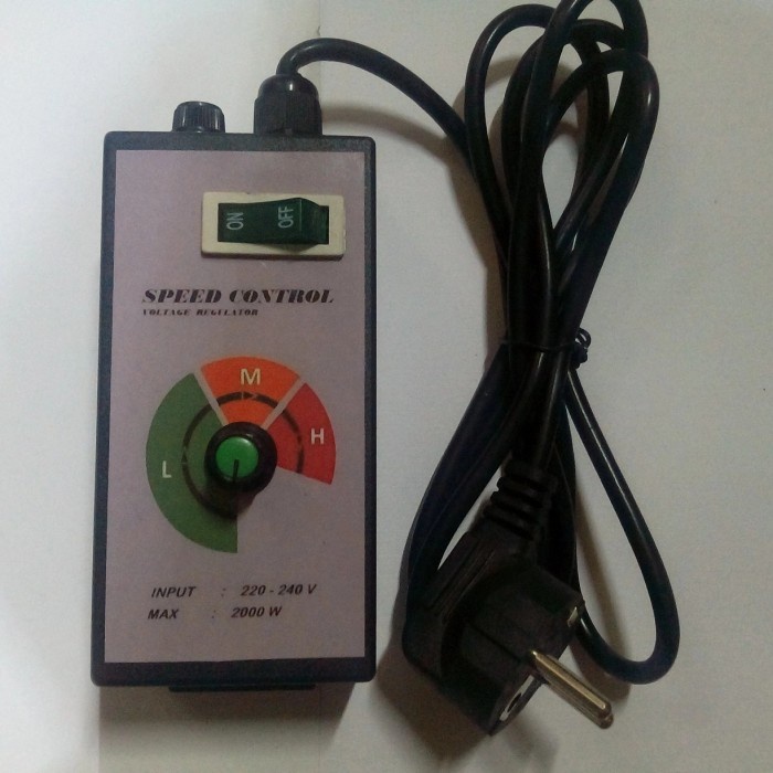 Jual Speed Control Alat Pengatur Kecepatan Putaran Motor AC | Shopee ...