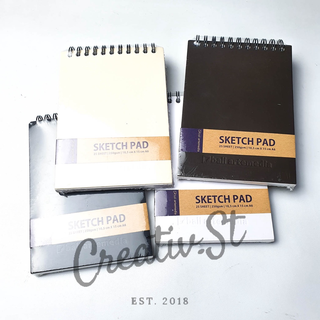 Jual Bali ARTEMEDIA Sketch Pad Sketchpad Sketchbook A6 A5 A4 Buku