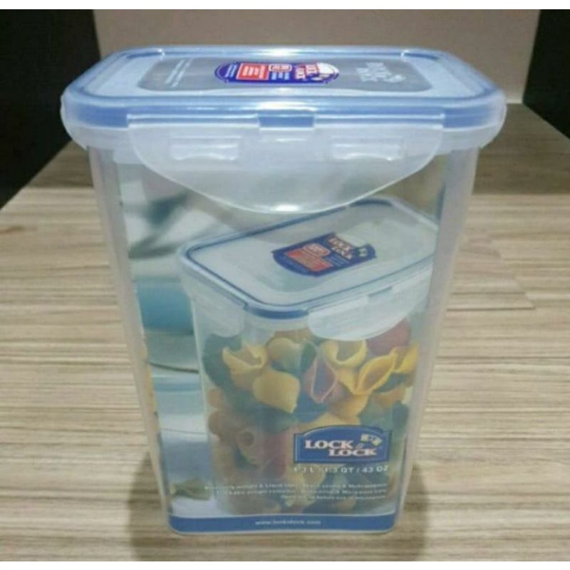 Jual Lock&lock wadah box / Lock&lock rectangular container 1.3ltr