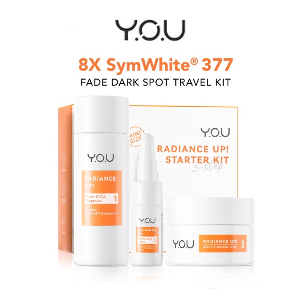 Jual Y.O.U Radiance Up Travel Kit Starter Kit YOU Shopee Indonesia