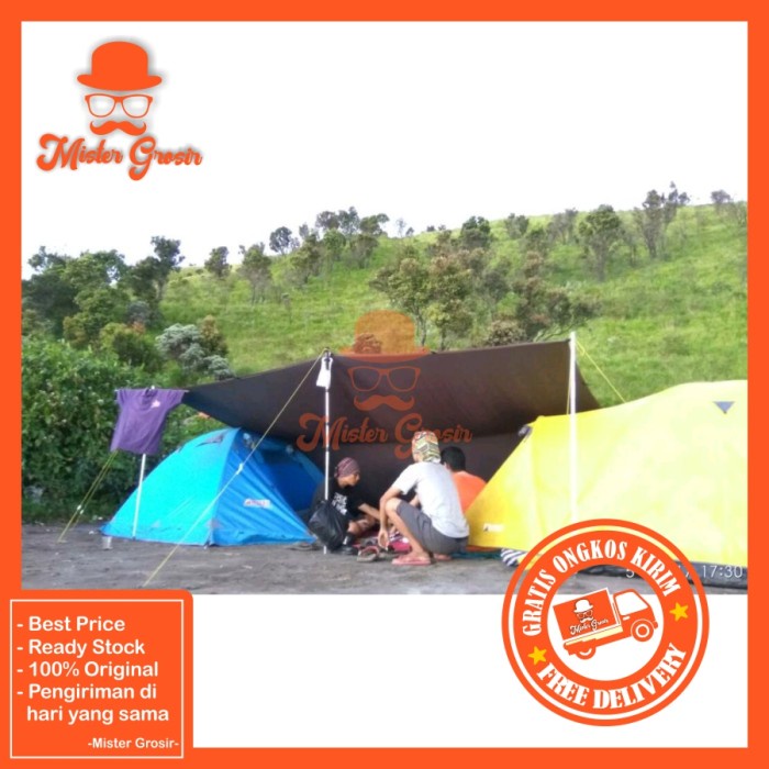 Jual CODE ID TIANG FLYSHEET ALUMUNIUM TARPTENT AWNING TENDA MOBIL