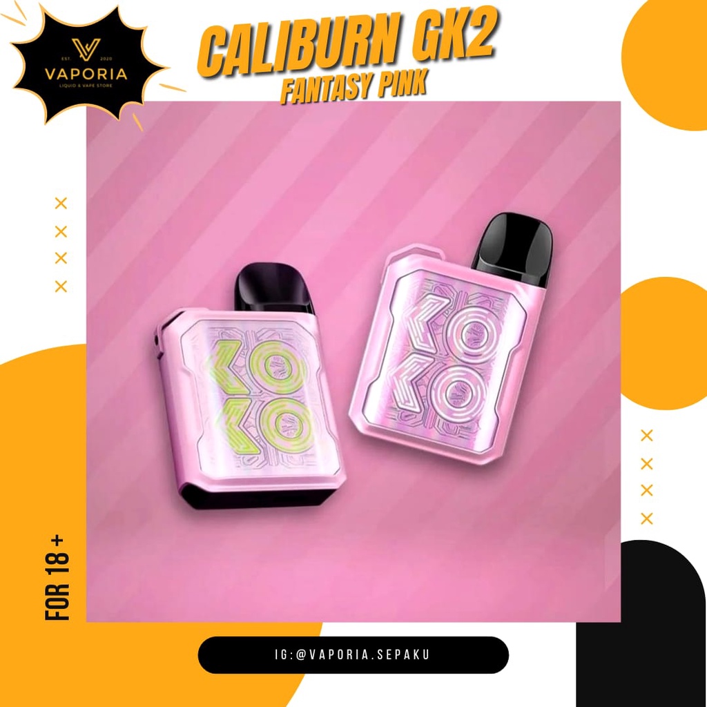 Jual Uwell Caliburn Gk2 Fantasy Pink Pod Kit 690 Mah Shopee Indonesia