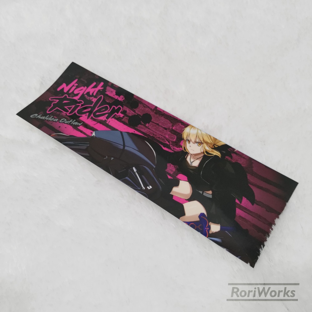 Jual Stiker Slap - Saber Alter (Night Rider) | Fate Grand Order ...