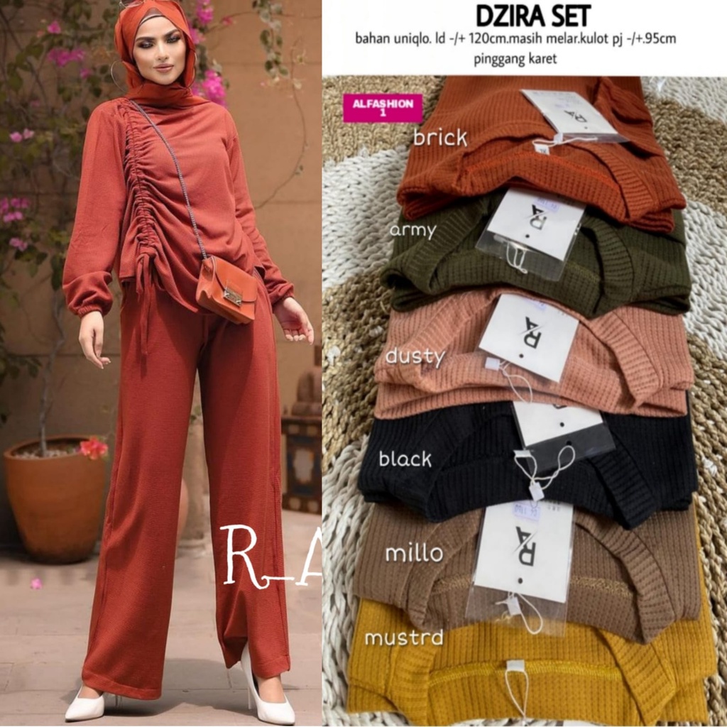Jual SETELAN WANITA DZIRA SET BY AL FASHION | Shopee Indonesia