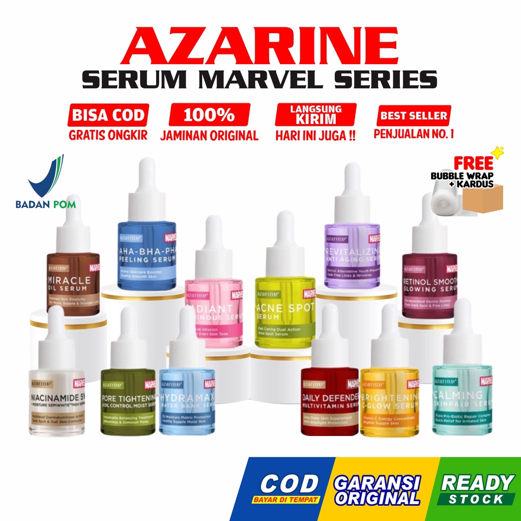 Jual Azarine Serum Marvel Edition Acne Serum Retinol Serum Anti Aging